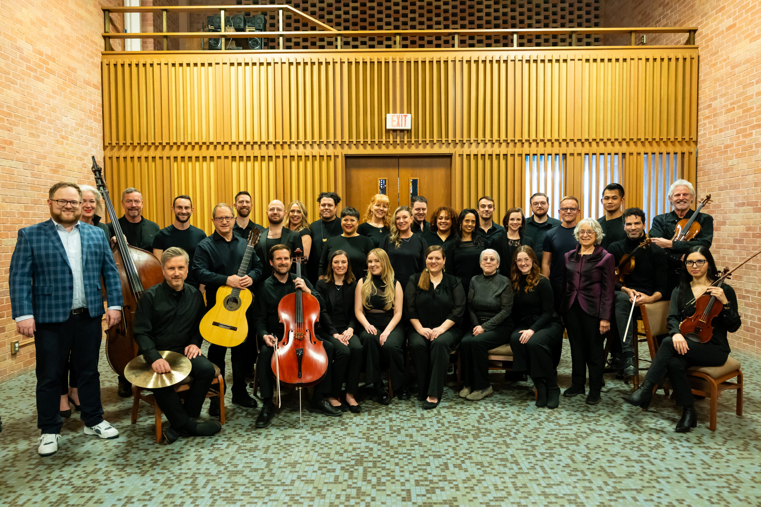 Group photo of advena: liturgies for a broken world artists