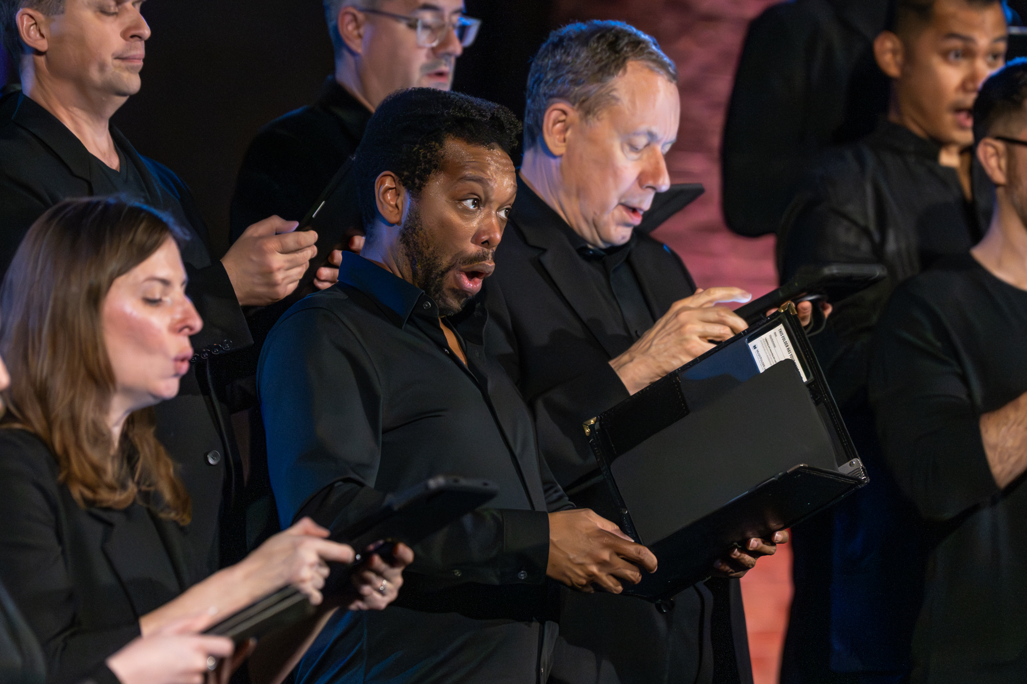 Conspirare singers perform Piedra de Sol